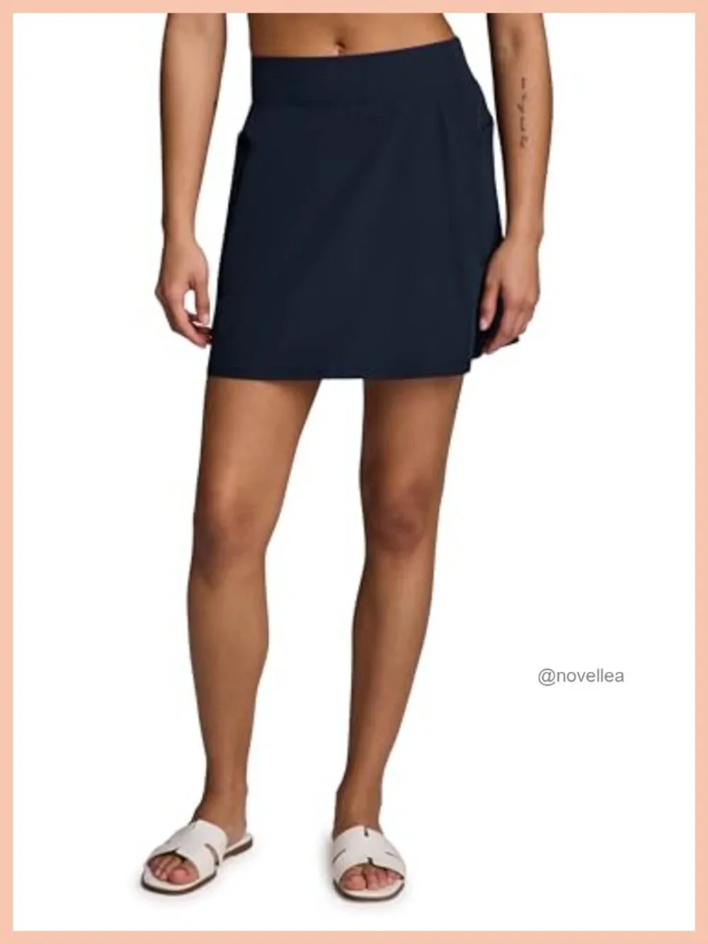 Athletic Skort with Attached Bike Shorts Quick Dry Stretch
